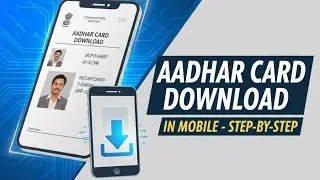 Download Aadhar Card With Mobile OTP Only 2 Minutes / मोबाइल से करे आधार कार्ड डाउनलोड सिर्फ 2 मिनट 