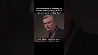 Christopher Nolan on how he deals with new ideas