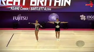 Great Britain (GBR) - 2022 Aerobic Worlds, Guimaraes (POR) - Mixed Pair Qualifications