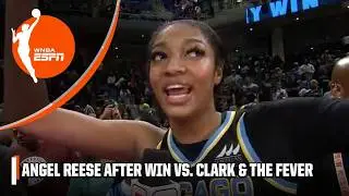'I'M A DOG!' 😤 - Angel Reese on career-high night in win vs. Caitlin Clark & Fever 🔥 | WNBA on ESPN