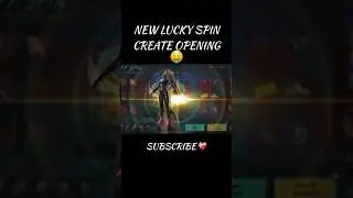 New lucky spin create opening 🥵 Chic Boxhead Set opening 😍#bgmi #createopening #luckyspin #shorts