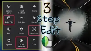 Photo manipulation in 1 min Using Snapseed. OMG! only 3 Steps Editing #Snapseed #photoediting
