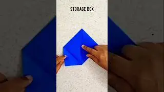 How to make origami storage box #paper #storage #box #easy #diy