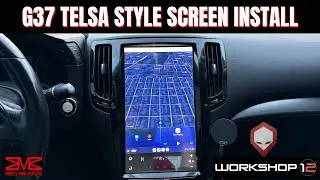 Установите в свой Infiniti G37 экран в стиле Tesla от Workshop 12!