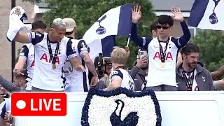 🔴 LIVE | Tottenham Hotspur open-top bus victory parade in north London 🏆🚌