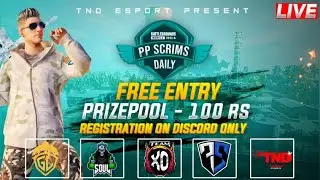 TND ESPORTS PP SCRIMS ENTRY FREE #TNDESPORTS #battlegroundmobileindia