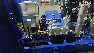 1000Bar 2000Bar 2800Bar Pressure Hydroblasting Water Jet Cleaning Machine is Testing!