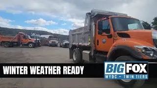 Corning Public Works Preps for Winter Storms with Salt Stock and Vehicle Maintenance