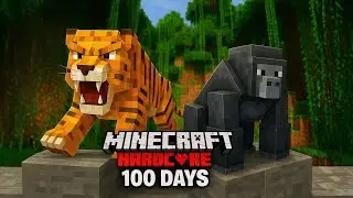 I Survived 100 Days in Amazon Jungle in Minecraft!