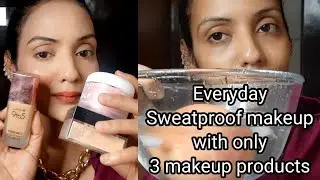 Everyday sweatproof makeup #makeup  #summermakeuptips #waterproofmakeup #nomakeup