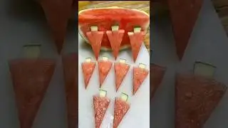 Watermelon Decoration for Weddings & Parties 🍉 #FruitArt #WatermelonLove #FruitCarving