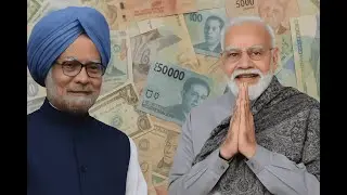 PM Modi vs Dr. Manmohan | ₹ to $ Exchange Rate (2004&ndash;2024) | Rupee vs Dollar Comparison