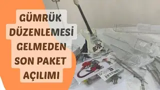 G&uuml;mr&uuml;k d&uuml;zenlemesi gelmeden son paket a&ccedil;ılımı 📦 #temu #unboxing #aliexpress #review #trending 