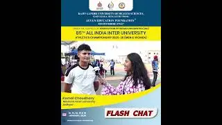 Flash Chat with Komal Choudhary, Maulana Azad University, Jodhpur | 85th AIU Athletics Championship