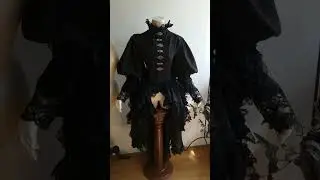 Waistcoat black, made September 2024 #shorts #indiefashion