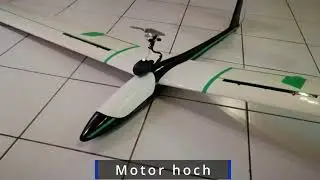 ASW 22 Thermik mit Klappaufsatz Motor
