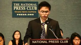 Josh Kang KCC 2G Intern Leader Speech at National Press Club, Washington D.C. on July 27, 2011