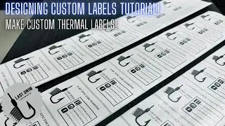 Designing Custom Bait Bag Labels! | Thermal Label Design Tutorial!