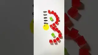 Пакман против ловушки из семечек! Сможет ли он добраться до желейных кубиков? | #Жадный#Пакман