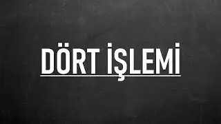 3 Sınıf D&ouml;rt İşlem  TEKRAR