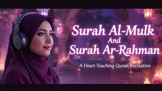 Surah Al_Mulk & Surah Ar-Rahman Full || By Woman Voice With Arabic Text ||Episode 0003