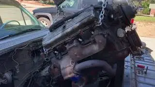 1962 Oldsmobile 394 Engine and Transmission Removal for Overhaul