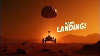 Perseverance Rover Landing on Mars: Full Descent & Touchdown 🚀🪐 | Inspired by NASA