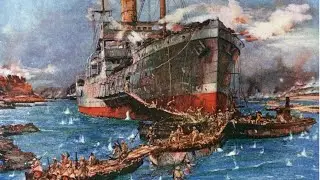 Landing at cape helles V beach Gallipoli 1915