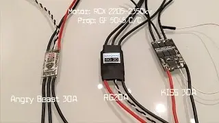 Thrust Test: UBAD Angry Beast 30 - RG20A - KISS 30A