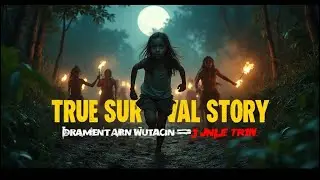 🔥 True Survival Story | Brave Girl Escapes Jungle Tribe in Dense Forest 🌲✨