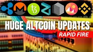 HUUGE CRYPTOCURRENCY NEWS | REN, Zilliqa, Binance, Monero, Tezos, Ripple | Bitcoin Halving