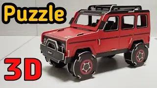 3D Puzzle- Jeep Model - Easy Build - Adult and Kids😮💥