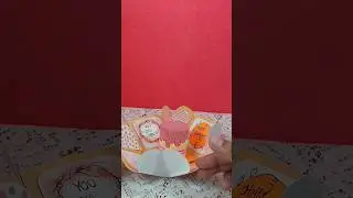 DIY cake gift box | paper cake box idea | DIY birthday gift #art #craft #diy #shorts #viral #explore