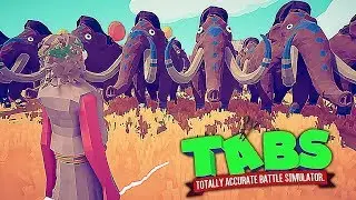 ZEUS vs ARMIA WŚCIEKŁYCH MAMUTÓW | TOTALLY ACCURATE BATTLE SIMULATOR PL