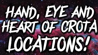 Destiny DLC Heart of Crota / Hand of Crota / Eye of Crota Bounty Locations!