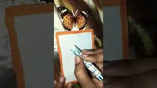 #art # craft#how to make magical paper and bookmark 🔖.🎨🖌️🖍️