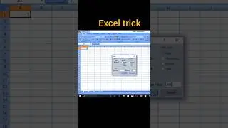 Serial by number trick in excel | #excel #shorts