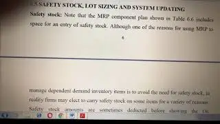 Lec 16 safety stock and lot sizing (a)