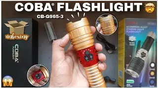 COBA FLASHLIGHT UNBOXING (CB-G965-3) 2025 🔥