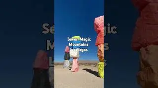 Seven Magic Mountains Las Vegas #vegastravel #lasvegas #sevenmagicmountains
