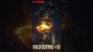 Fighting Radahn with a +10 Halo Scythe (Elden Ring) #eldenring #shorts #gaming