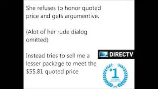 DIRECTV is full of lies