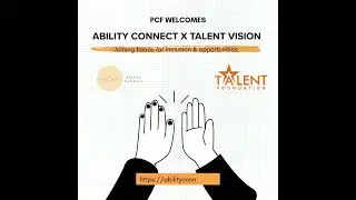 New Collaboration! PCF x Talent Vision Foundation | Building Inclusive Workplaces