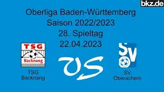 Fußball-Oberliga: TSG Backnang - SV Oberachern