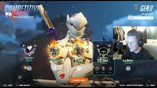 В Overwatch 2 игрок, занявший 1-е место в рейтинге, Джорджелион, великолепно сыграл за Генджи, со...