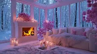 🔥🎹 Cozy Winter Piano Lounge | Soft Piano & Fireplace Sounds | Relax Focus Study Calm