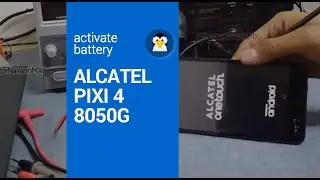 How to power on Alcatel Pixi 4 8050G without battery with BAKU power supply