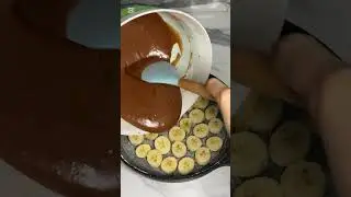  Easy dessert(BananaCake) 😋cooked in a pan/ Быстрый десерт(Банановый пирог) на сковороде 