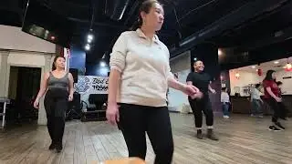 Kaj siab line dance practice 08Dec2025 (music play from background)