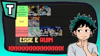 ESSA TIER LIST DEU OQUE FALAR HEIN.... MELHORES ABERTURAS DE BOKU NO HERO KKKKKKK